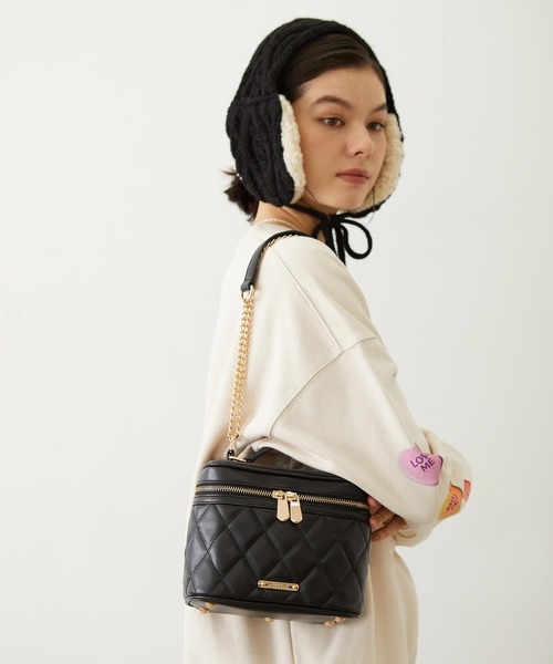 MILKFED.(ミルクフェド)の「VANITY BAG(ショルダーバッグ・レディース・ブラック/レッド/ライトピンク・ONE SIZE)」の18枚目の写真