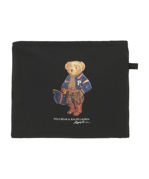 POLO RALPH LAUREN(ポロ ラルフ ローレン)の「レインバッグ ポケッタブル ”26AW シーズンベア”(トートバッグ・レディース・ネイビー/ベージュ/ブラック・FREE)」の7枚目の写真