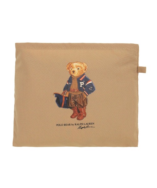 POLO RALPH LAUREN(ポロ ラルフ ローレン)の「レインバッグ ポケッタブル ”26AW シーズンベア”(トートバッグ・レディース・ネイビー/ベージュ/ブラック・FREE)」の11枚目の写真