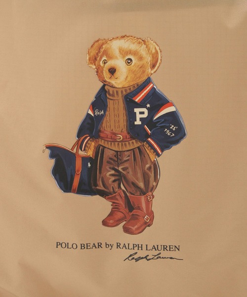 POLO RALPH LAUREN(ポロ ラルフ ローレン)の「レインバッグ ポケッタブル ”26AW シーズンベア”(トートバッグ・レディース・ネイビー/ベージュ/ブラック・FREE)」の12枚目の写真