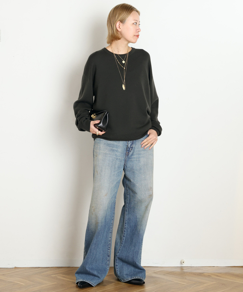 DENIM DELIGHT DAYS (デニム デライト デイズ)の「【DENIM DELIGHT DAYS/デニムデライトデイズ】Selvedge bell-bottom(デニムパンツ・レディース・ブルー・40/38/36/34)」の19枚目の写真