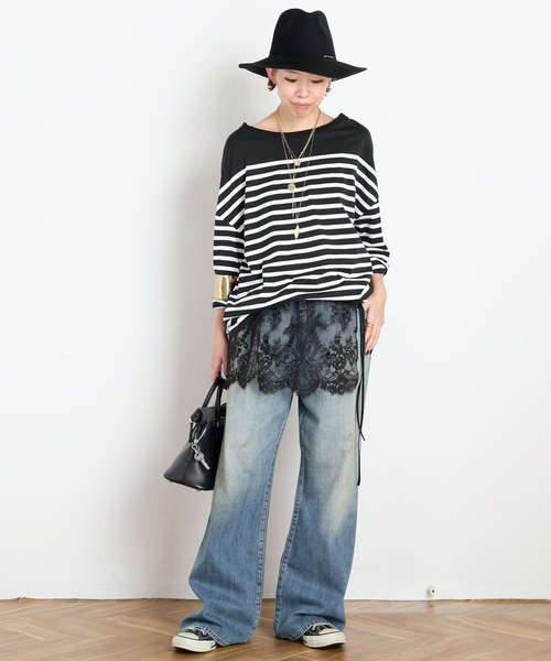 DENIM DELIGHT DAYS (デニム デライト デイズ)の「【DENIM DELIGHT DAYS/デニムデライトデイズ】Selvedge bell-bottom(デニムパンツ・レディース・ブルー・40/38/36/34)」の5枚目の写真