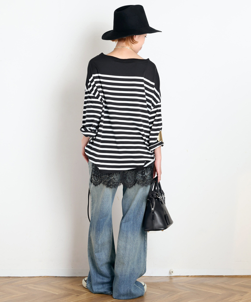 DENIM DELIGHT DAYS (デニム デライト デイズ)の「【DENIM DELIGHT DAYS/デニムデライトデイズ】Selvedge bell-bottom(デニムパンツ・レディース・ブルー・40/38/36/34)」の7枚目の写真