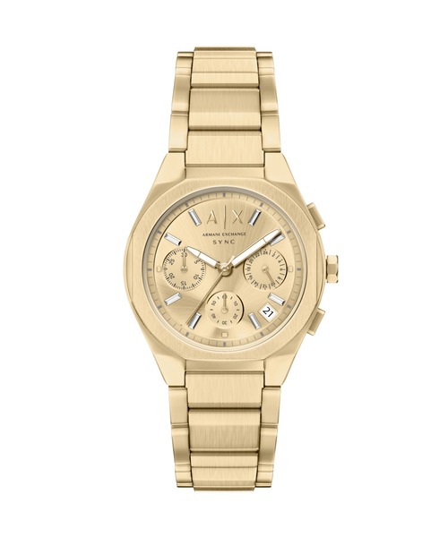 ARMANI EXCHANGE(アルマーニエクスチェンジ)の「アルマーニ・エクスチェンジ 腕時計 レディース アナログ ステンレス AX6034(アナログ腕時計・レディース・ゴールド・FREE)」の1枚目の写真