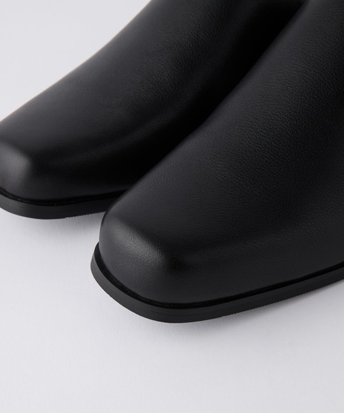 CALLNE(カルネ)の「【CALLNE】Real Leather Square Low-heel Mule Sandal / スクエアローヒールミュールサンダル(サンダル・メンズ・ブラック・39/43/41)」の14枚目の写真