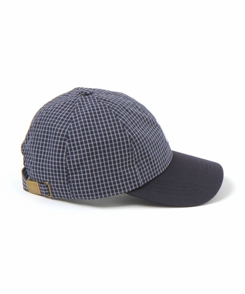 ALAND（エーランド）の「【UNISEX】ALAND／アソート柄ツートーンキャップ（キャップ・レディース・ネイビー/ベージュ・FREE）」の4枚目の写真