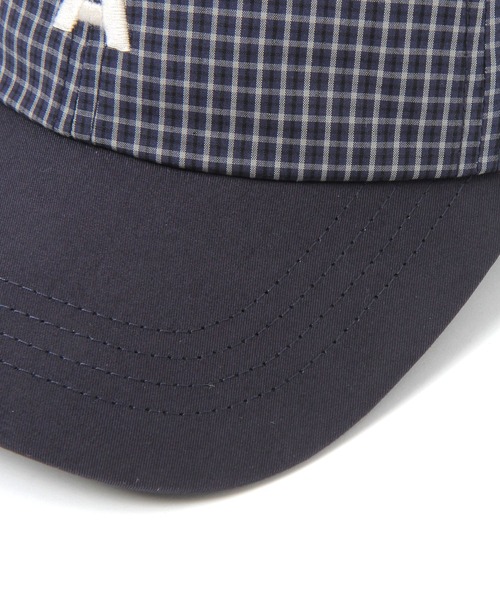 ALAND（エーランド）の「【UNISEX】ALAND／アソート柄ツートーンキャップ（キャップ・レディース・ネイビー/ベージュ・FREE）」の7枚目の写真