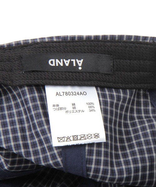 ALAND（エーランド）の「【UNISEX】ALAND／アソート柄ツートーンキャップ（キャップ・レディース・ネイビー/ベージュ・FREE）」の15枚目の写真