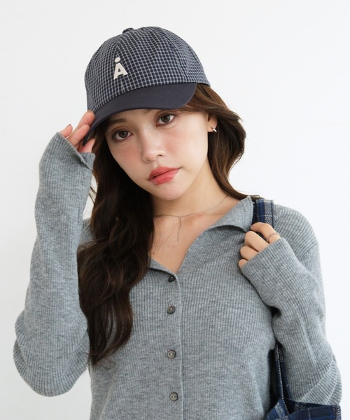ALAND（エーランド）の「【UNISEX】ALAND／アソート柄ツートーンキャップ（キャップ・レディース・ネイビー/ベージュ・FREE）」の18枚目の写真