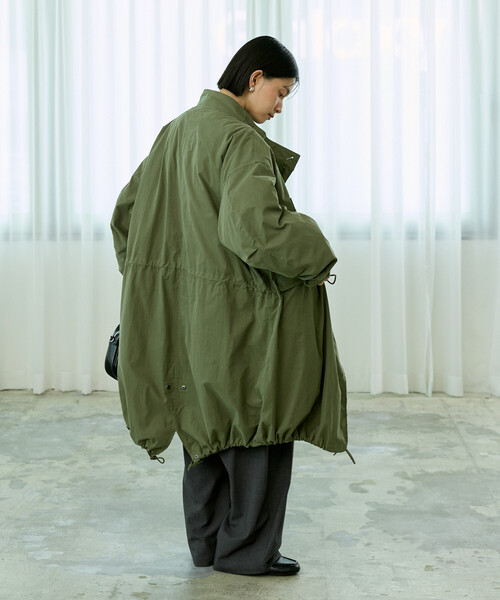FREAK'S STORE(フリークスストア)の「【セットアイテム】M-65 ロング 3Way キルトライナーセット/モッズコート(モッズコート・レディース・ブラウン/カーキ/オリーブ/ブラック・フリ-)」の7枚目の写真