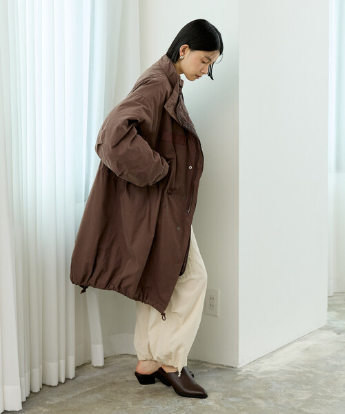 FREAK'S STORE(フリークスストア)の「【セットアイテム】M-65 ロング 3Way キルトライナーセット/モッズコート(モッズコート・レディース・ブラウン/カーキ/オリーブ/ブラック・フリ-)」の17枚目の写真