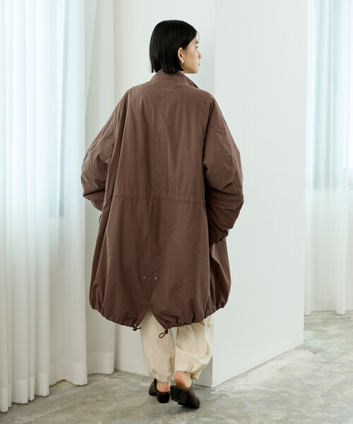 FREAK'S STORE(フリークスストア)の「【セットアイテム】M-65 ロング 3Way キルトライナーセット/モッズコート(モッズコート・レディース・ブラウン/カーキ/オリーブ/ブラック・フリ-)」の18枚目の写真