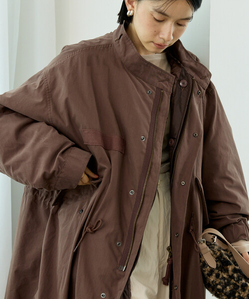FREAK'S STORE(フリークスストア)の「【セットアイテム】M-65 ロング 3Way キルトライナーセット/モッズコート(モッズコート・レディース・ブラウン/カーキ/オリーブ/ブラック・フリ-)」の22枚目の写真