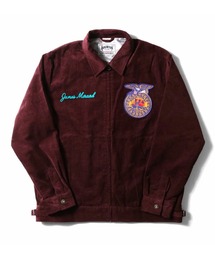 HOUSTON ヒューストン DENIM FFA JACKET デニム 刺繍 FFA ジャケット