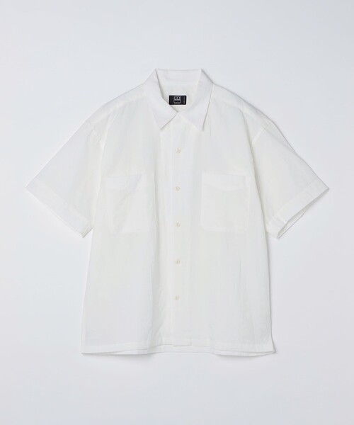 SHIPS(シップス)の「IKE BEHAR: USA DOBBY ST OVER SHIRT(シャツ/ブラウス・メンズ・ブラック/ホワイト・MEDIUM/SMALL/LARGE)」の1枚目の写真