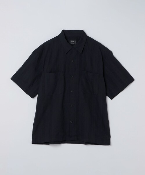 SHIPS(シップス)の「IKE BEHAR: USA DOBBY ST OVER SHIRT(シャツ/ブラウス・メンズ・ブラック/ホワイト・MEDIUM/SMALL/LARGE)」の2枚目の写真