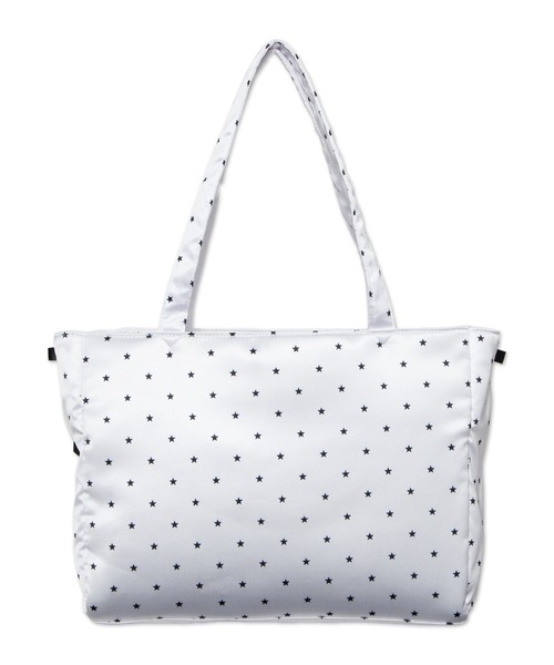 WEGO(ウィゴー)の「WEGO/ファンシースターレースアップ痛バッグS(トートバッグ・レディース・シルバー/ホワイト/ライトパープル・FREE)」の4枚目の写真