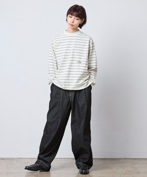 L.L.Bean(エルエルビーン)の「【JAPAN EDITION】パスファインダー・デニム・パンツ(デニムパンツ・レディース・ブラック/インディゴブルー・MEDIUM)」の8枚目の写真