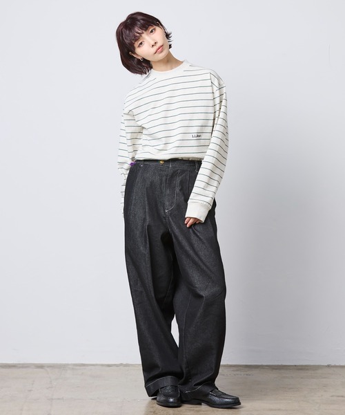 L.L.Bean(エルエルビーン)の「【JAPAN EDITION】パスファインダー・デニム・パンツ(デニムパンツ・レディース・ブラック/インディゴブルー・MEDIUM)」の16枚目の写真