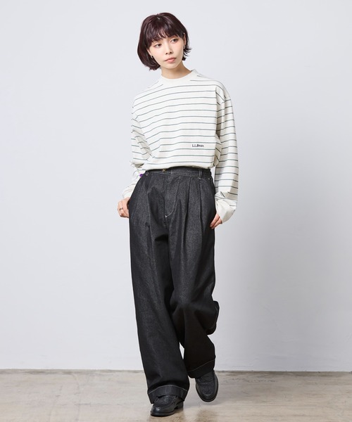 L.L.Bean(エルエルビーン)の「【JAPAN EDITION】パスファインダー・デニム・パンツ(デニムパンツ・レディース・ブラック/インディゴブルー・MEDIUM)」の17枚目の写真