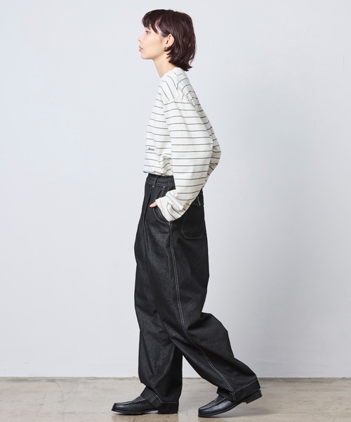 L.L.Bean(エルエルビーン)の「【JAPAN EDITION】パスファインダー・デニム・パンツ(デニムパンツ・レディース・ブラック/インディゴブルー・MEDIUM)」の19枚目の写真