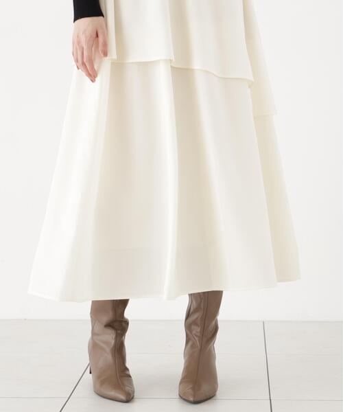 PROPORTION BODY DRESSING(プロポーションボディドレッシング)の「ティアードスカートドッキングワンピース / 1216240908(ワンピース・レディース・ブラック/ホワイト系その他・MEDIUM/P/S)」の14枚目の写真