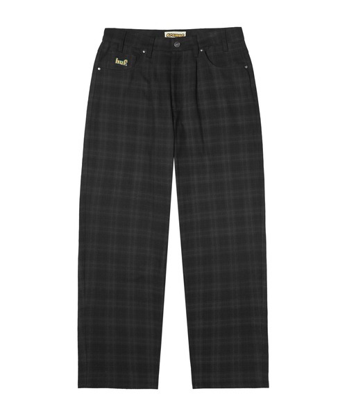 HUF(ハフ)の「CROMER PLAID PANT(デニムパンツ・メンズ・ブラック・30/28/36/34/32)」の2枚目の写真