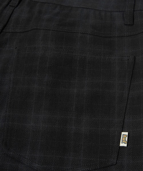 HUF(ハフ)の「CROMER PLAID PANT(デニムパンツ・メンズ・ブラック・30/28/36/34/32)」の8枚目の写真