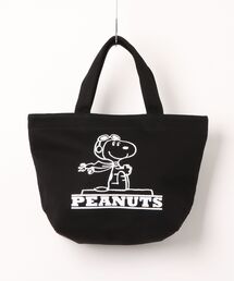 PEANUTS スウェット生地ミニトートバッグ