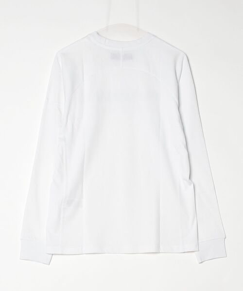 TETE HOMME(テットオム)の「【1PIU1UGUALE3 RELAX】HOTFIX STUDS LOGO L/S T-SHIRT(Tシャツ/カットソー・メンズ・ブラック/ホワイト・LARGE/X-LARGE/MEDIUM)」の3枚目の写真