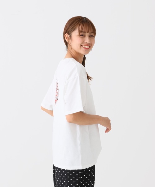 HEART MARKET(ハートマーケット)の「ぐるぐるハートT(ハートの日スペシャルデザイン)(Tシャツ/カットソー・レディース・ナチュラル/ホワイト/ブラック/チャコール・FREE)」の11枚目の写真