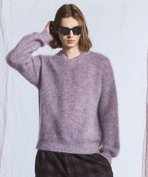 《UNISEX》キッドモヘヤプライムオーバーVネックセーター/Kid Mohair Prime-Over V-neck Sweater【MAISON SPECIAL/メゾンスペシャル】