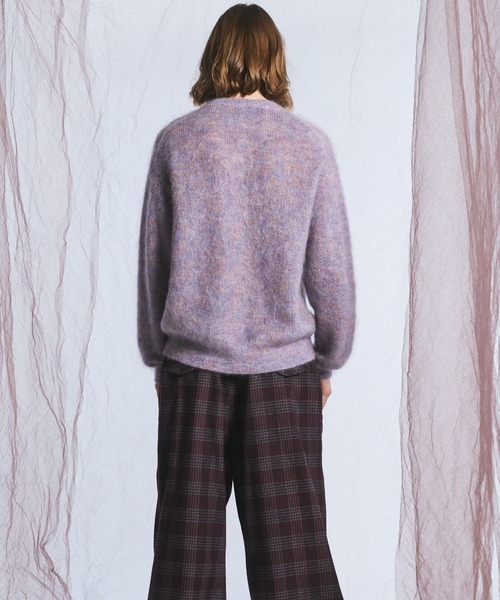 MAISON SPECIAL（メゾンスペシャル）の「《UNISEX》キッドモヘヤプライムオーバーVネックセーター/Kid Mohair Prime-Over V-neck Sweater【MAISON SPECIAL/メゾンスペシャル】（ニット/セーター・メンズ・ホワイト/キャメル/ラベンダー・2/1/0）」の12枚目の写真