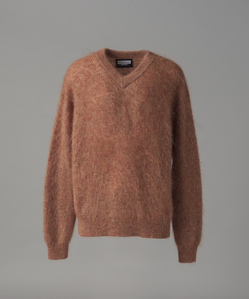 MAISON SPECIAL（メゾンスペシャル）の「《UNISEX》キッドモヘヤプライムオーバーVネックセーター/Kid Mohair Prime-Over V-neck Sweater【MAISON SPECIAL/メゾンスペシャル】（ニット/セーター・メンズ・ホワイト/キャメル/ラベンダー・2/1/0）」の22枚目の写真