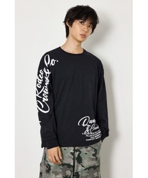 ショルダーロゴ長袖Tシャツ