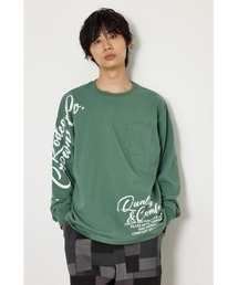 ショルダーロゴ長袖Tシャツ