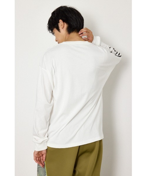 RODEO CROWNS WIDE BOWL(ロデオクラウンズワイドボウル)の「ショルダーロゴ長袖Tシャツ(Tシャツ/カットソー・メンズ・ダークグリーン/ホワイト/ブラック・MEDIUM/LARGE)」の5枚目の写真