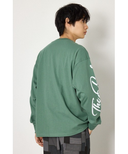 RODEO CROWNS WIDE BOWL(ロデオクラウンズワイドボウル)の「ショルダーロゴ長袖Tシャツ(Tシャツ/カットソー・メンズ・ダークグリーン/ホワイト/ブラック・MEDIUM/LARGE)」の9枚目の写真