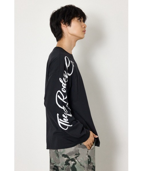 RODEO CROWNS WIDE BOWL(ロデオクラウンズワイドボウル)の「ショルダーロゴ長袖Tシャツ(Tシャツ/カットソー・メンズ・ダークグリーン/ホワイト/ブラック・MEDIUM/LARGE)」の13枚目の写真