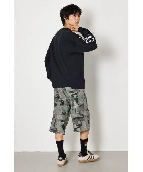RODEO CROWNS WIDE BOWL(ロデオクラウンズワイドボウル)の「ショルダーロゴ長袖Tシャツ(Tシャツ/カットソー・メンズ・ダークグリーン/ホワイト/ブラック・MEDIUM/LARGE)」の16枚目の写真