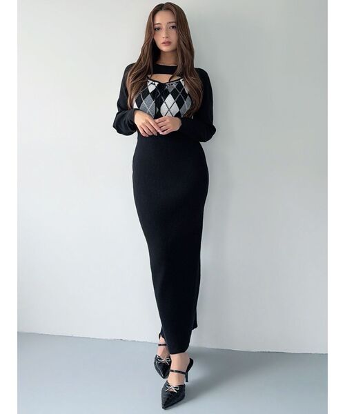 RESEXXY（リゼクシー）の「ヘムチェーンミドルブーツ（パンプス・レディース・ブラック/レッド・LARGE/MEDIUM/SMALL）」の8枚目の写真