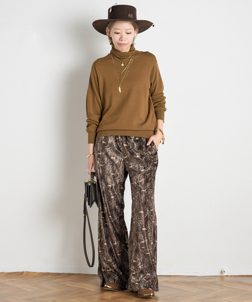 Couture d'adam(クチュールドアダム)の「【COUTURE D'ADAM】別注Camargue Easy Pants(その他パンツ・レディース・ブラウン・FREE)」の4枚目の写真