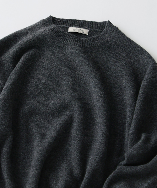 JOURNAL STANDARD relume(ジャーナルスタンダード レリューム)の「COLLINS VILLE WOOL / コリンズ ビル ウール クルーネック ニット(ニット/セーター・メンズ・ブラウン/ピンク系その他/ライトグレー/ブラックミックス・MEDIUM/SMALL/LARGE)」の11枚目の写真