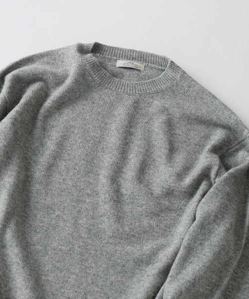 JOURNAL STANDARD relume(ジャーナルスタンダード レリューム)の「COLLINS VILLE WOOL / コリンズ ビル ウール クルーネック ニット(ニット/セーター・メンズ・ブラウン/ピンク系その他/ライトグレー/ブラックミックス・MEDIUM/SMALL/LARGE)」の16枚目の写真