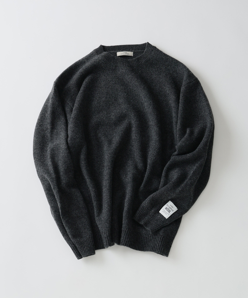JOURNAL STANDARD relume(ジャーナルスタンダード レリューム)の「COLLINS VILLE WOOL / コリンズ ビル ウール クルーネック ニット(ニット/セーター・メンズ・ブラウン/ピンク系その他/ライトグレー/ブラックミックス・MEDIUM/SMALL/LARGE)」の12枚目の写真