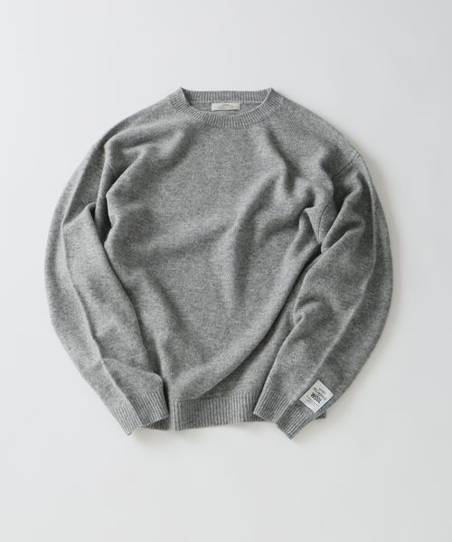 JOURNAL STANDARD relume(ジャーナルスタンダード レリューム)の「COLLINS VILLE WOOL / コリンズ ビル ウール クルーネック ニット(ニット/セーター・メンズ・ブラウン/ピンク系その他/ライトグレー/ブラックミックス・MEDIUM/SMALL/LARGE)」の13枚目の写真