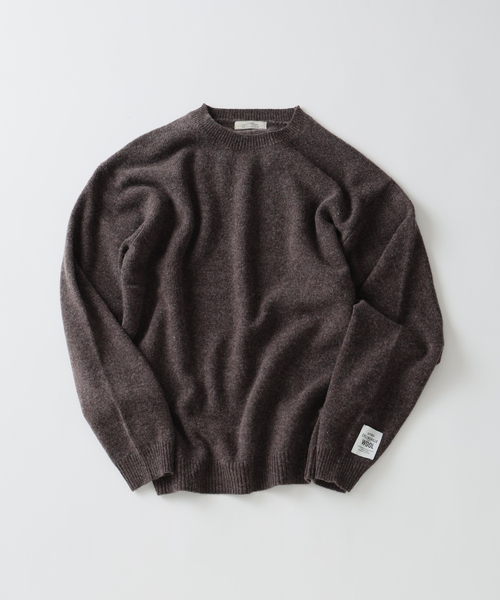 JOURNAL STANDARD relume(ジャーナルスタンダード レリューム)の「COLLINS VILLE WOOL / コリンズ ビル ウール クルーネック ニット(ニット/セーター・メンズ・ブラウン/ピンク系その他/ライトグレー/ブラックミックス・MEDIUM/SMALL/LARGE)」の14枚目の写真