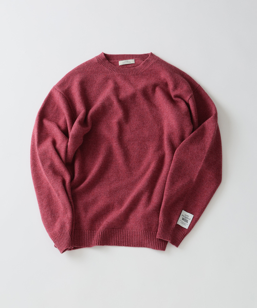 JOURNAL STANDARD relume(ジャーナルスタンダード レリューム)の「COLLINS VILLE WOOL / コリンズ ビル ウール クルーネック ニット(ニット/セーター・メンズ・ブラウン/ピンク系その他/ライトグレー/ブラックミックス・MEDIUM/SMALL/LARGE)」の15枚目の写真