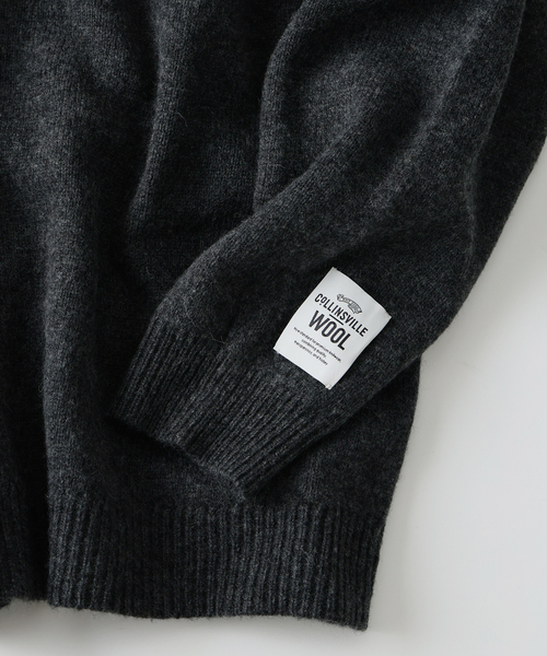JOURNAL STANDARD relume(ジャーナルスタンダード レリューム)の「COLLINS VILLE WOOL / コリンズ ビル ウール クルーネック ニット(ニット/セーター・メンズ・ブラウン/ピンク系その他/ライトグレー/ブラックミックス・MEDIUM/SMALL/LARGE)」の19枚目の写真