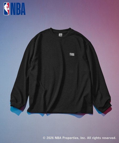 LAKOLE（ラコレ）の「[NBA]ロゴ長袖T / 1057563（Tシャツ/カットソー・メンズ・ブラック/ホワイト/グレー・MEDIUM/LARGE）」の2枚目の写真
